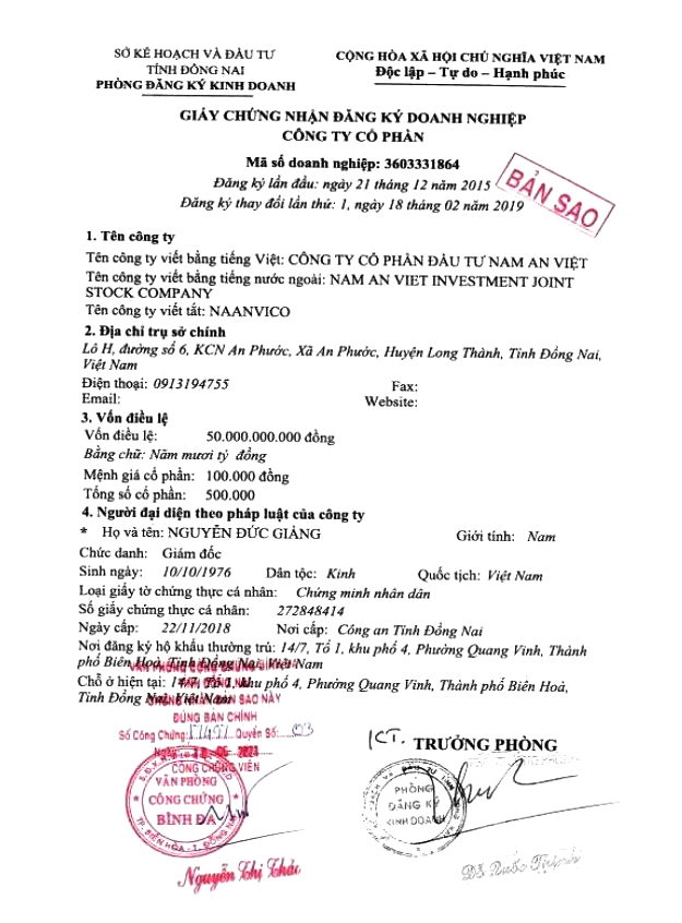 Giấy chứng nhận